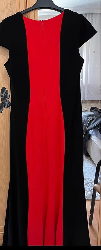 Balık kesim bir kez giyilmiş abiye - Görsel 5