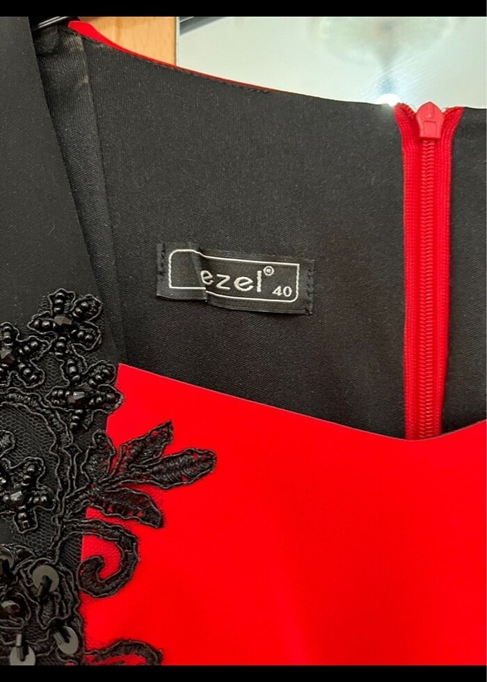 Balık kesim bir kez giyilmiş abiye - Görsel 4