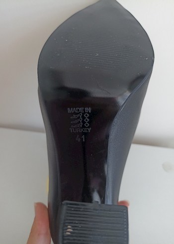 41 Beden siyah Renk Siyah Stiletto Topuklu Kadın Ayakkabı