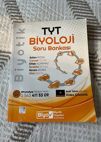 TYT Biyoloji Soru Bankası - Biyotik Yayınları