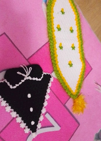 Renkli Örgü Banyo Süngeri Seti - Görsel 2