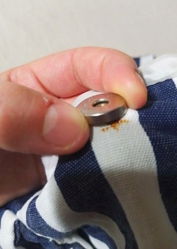 Çizgili Mavi Plaj çantası - Görsel 4