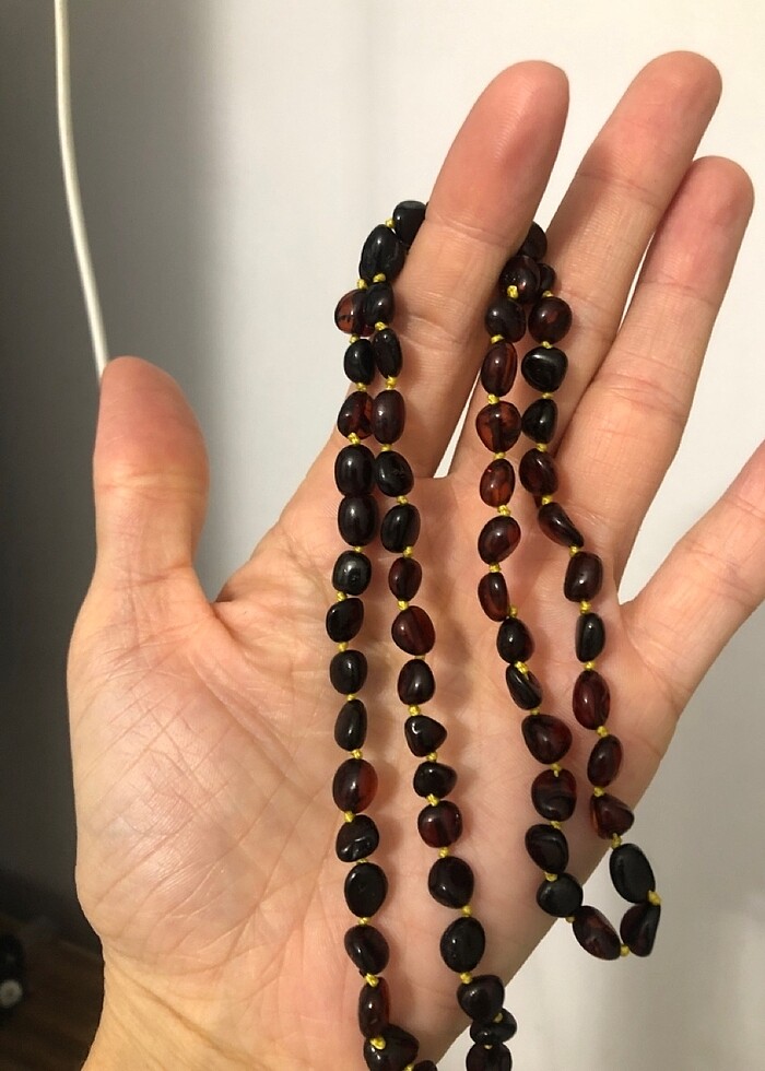 Orjinal koyu kızıl kehribar - Görsel 2