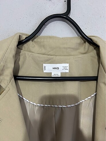 m Beden yeşil Renk Mango Trenchcoat