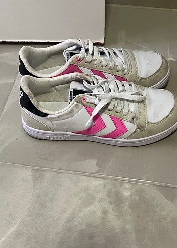 Pembe Bağcıklı Kadın Spor Ayakkabı - Görsel 2