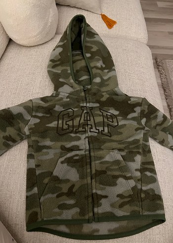 GAP Kamuflaj Kapüşonlu Polar - Görsel 2