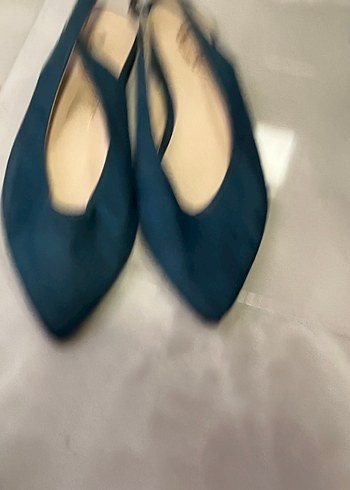 Kadın Mavi Dolgu Topuklu Sandalet - Görsel 2