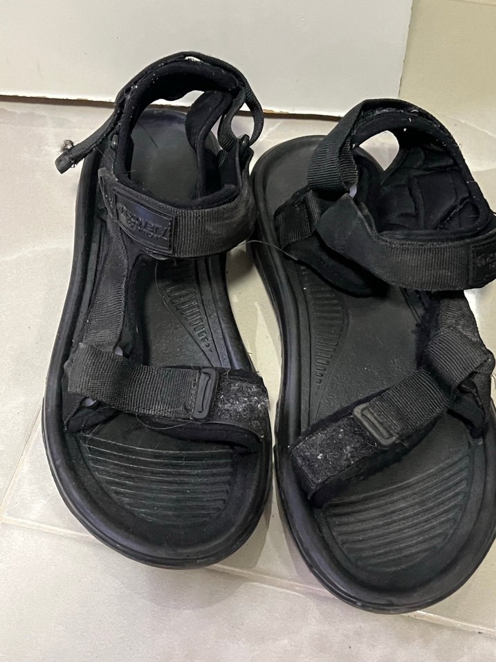 Siyah erkek Cırt Cırtlı Sandalet 44 numara discovery - Görsel 3