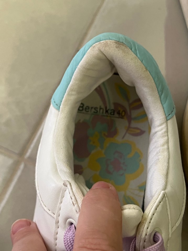 Renkli Bağcıklı Pastel Sneaker - Görsel 3