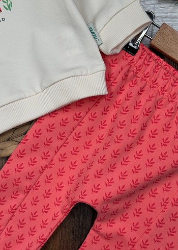 SIFIR Beyaz Baskılı Pamuklu Kız Sweatshirt#bebek#giyim# - Görsel 4