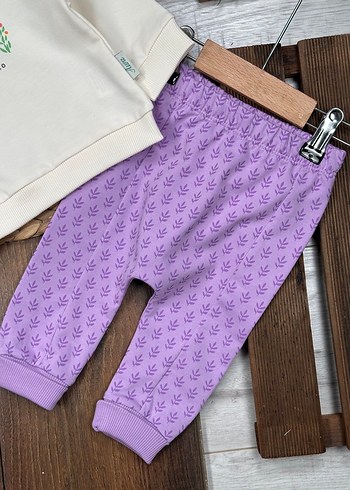 SIFIR Beyaz Baskılı Pamuklu Kız Sweatshirt#bebek#giyim# - Görsel 8