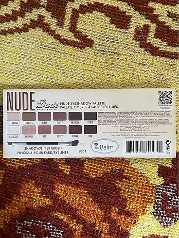 Beden Renk The Balm Nude Dude Fad Paleti