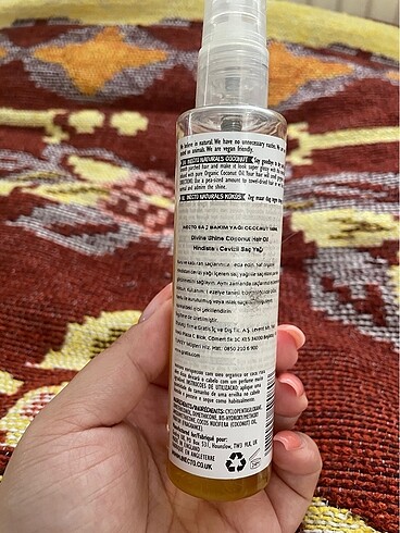 Inecto Coconut Saç Yağı - Görsel 3