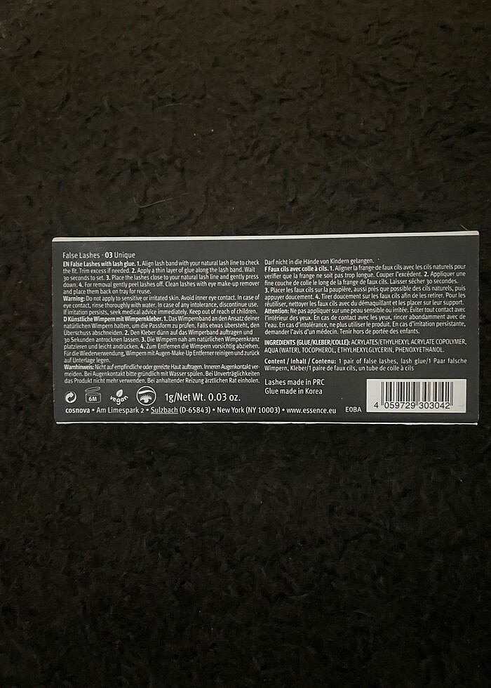 Essence Takma Kirpik - Görsel 3