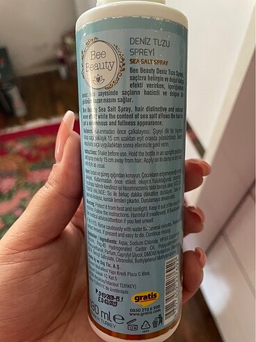 Bee Beauty Deniz Tuzu Sprey - Görsel 3