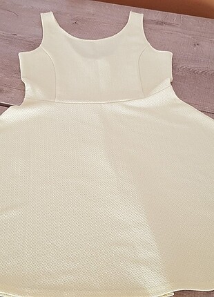 H&M sarı elbise kısa kloş