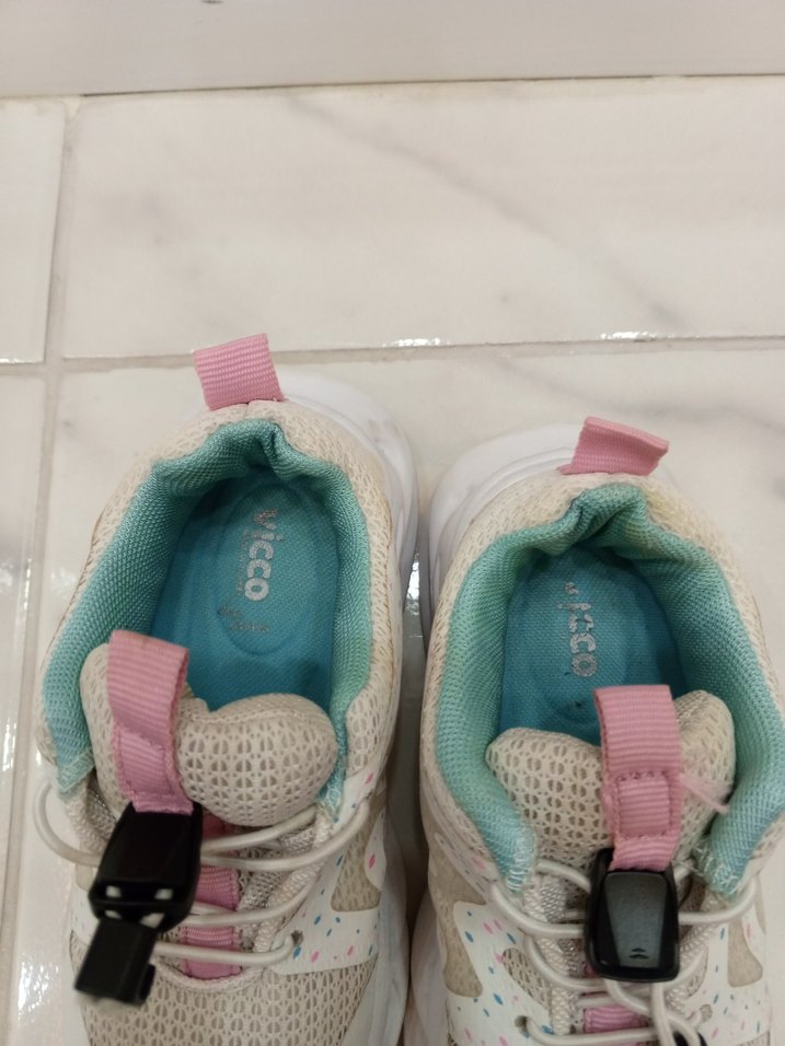 Kız Çocuk Beyaz Yılan Desenli Spor Ayakkabı - Görsel 4