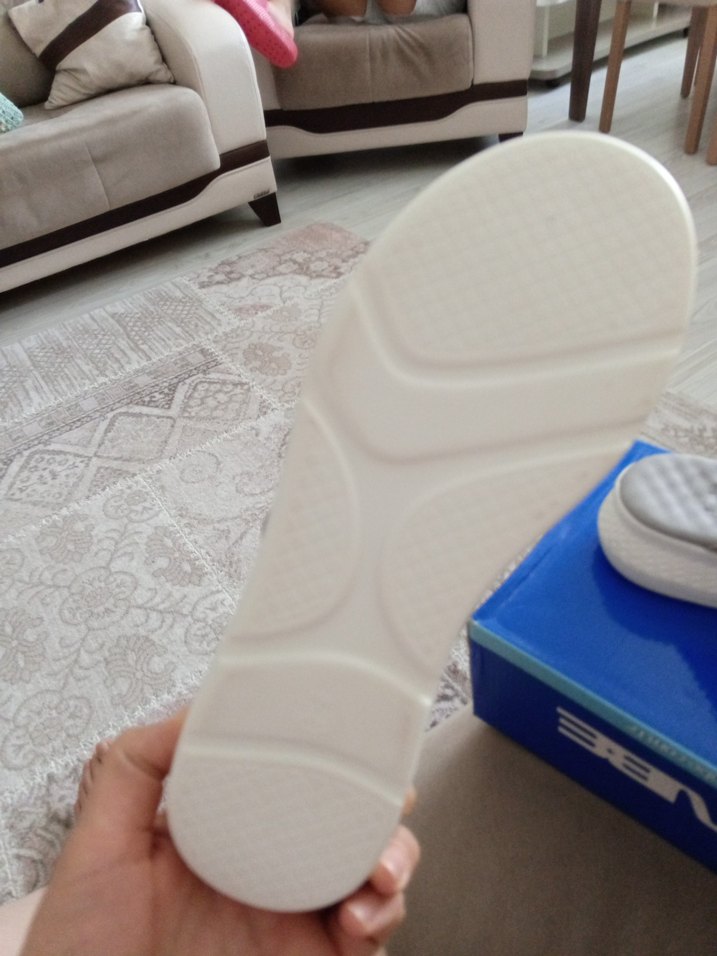 Gri Kadın Dolgu Topuklu Terlikler - Görsel 3