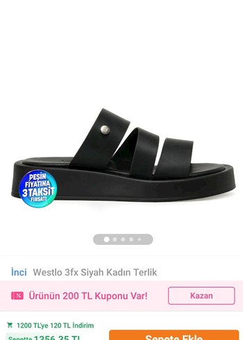 krem Dolgu Topuklu Kadın terlik - Görsel 7