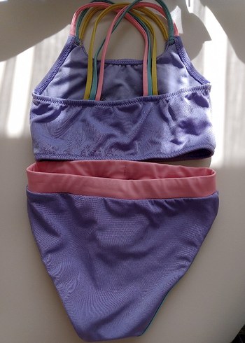 Kız Çocuk Mor Pop Culture Bikini - Görsel 2