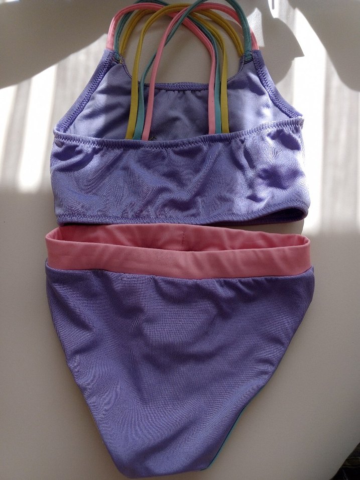 Kız Çocuk Mor Pop Culture Bikini - Görsel 2