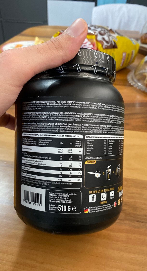 HIQ Pure Isolate Çikolatalı Protein Tozu, sıfırı 1700tl - Görsel 4