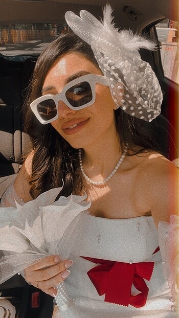 Gelin kepi nikah şapkası