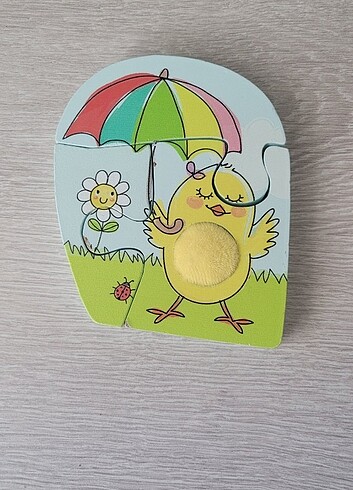 3 parçalı ahşap puzzle