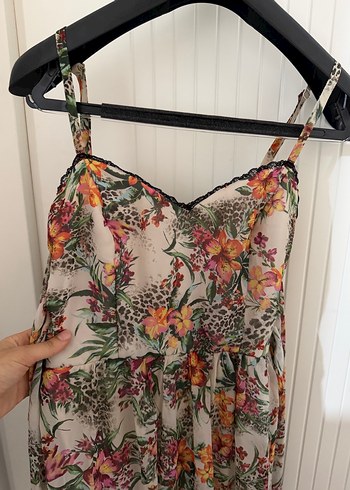 Mini çiçekli elbise - Görsel 2