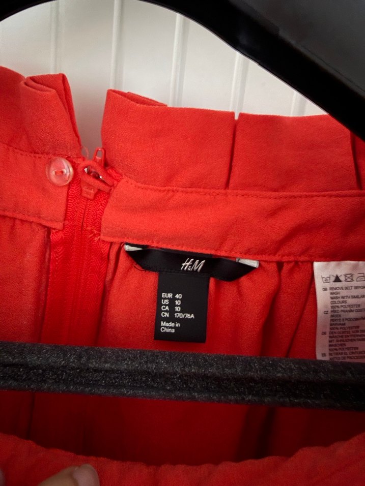 Kırmızı Midi  etek - Görsel 3