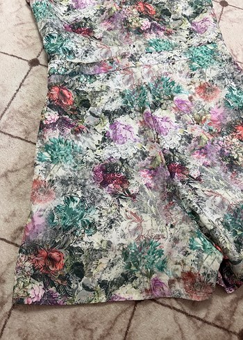 Bohem Tarz Mini Kolsuz şort tülüm - Görsel 8