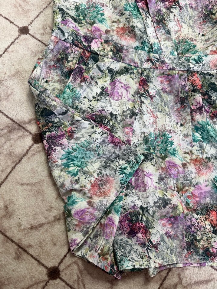 Bohem Tarz Mini Kolsuz şort tülüm - Görsel 5