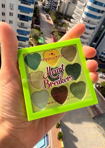 Renkli Kalp Şekilli Göz Farı Paleti - Görsel 3