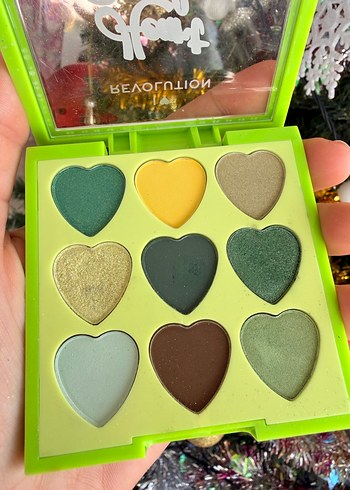 Renkli Kalp Şekilli Göz Farı Paleti - Görsel 5