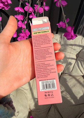 Kiss beauty Saç ve vücut makyaj simli parlaticisi - Görsel 5