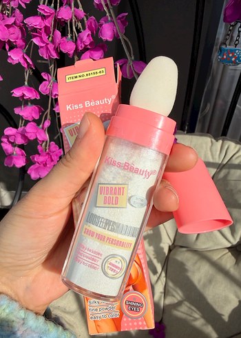 Kiss beauty Saç ve vücut makyaj simli parlaticisi - Görsel 2