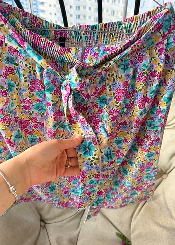 Renkli Bohem Midi Hamile Etek - Görsel 4