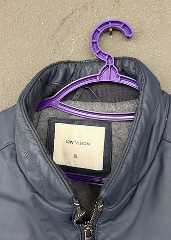 Deri lacivert mont - Görsel 3