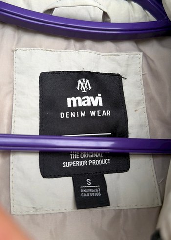 Gri Beyaz Fermuarlı Erkek Mont - Görsel 2