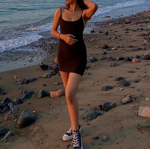 Diğer Siyah mini elbise