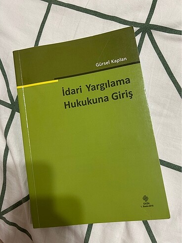 Gürsel Kaplan İdari Yargılama Hukukuna Giriş Ekin Yayınevi 1. Ba