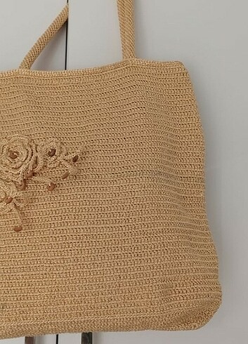 Beden Floş Makrome Çanta (Fermuarlı)