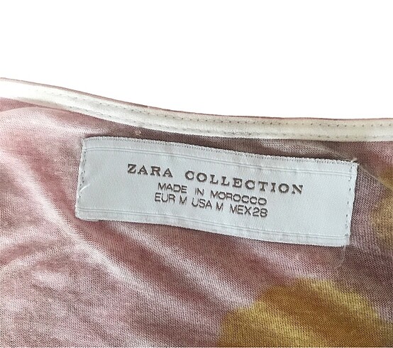m Beden beyaz Renk Zara tunik