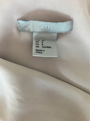 38 Beden ten rengi Renk H&M bluz