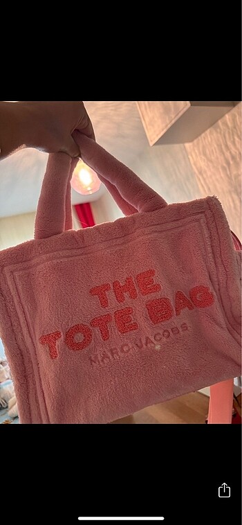  Beden pembe Renk tote bag Marc jacobs