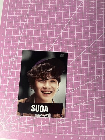 2023 kpop collectibles kart Suga