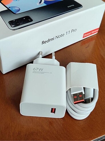 Xiaomi şarj aleti 67watt hızlı