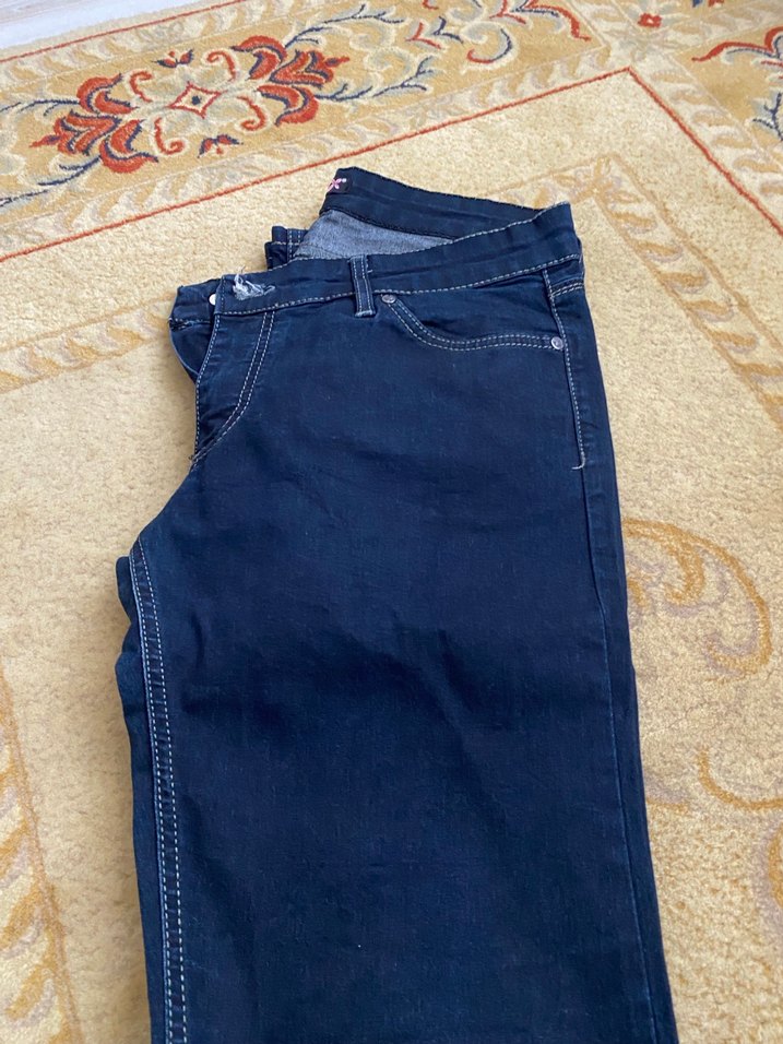 Kadın Koyu Mavi Regular Fit Kot Pantolon - Görsel 2
