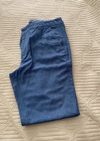 Diğer Fermuarlı Mavi Kadın Denim Pantolon