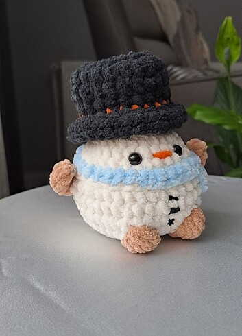 Amigurumi Peluş Kardan Adam